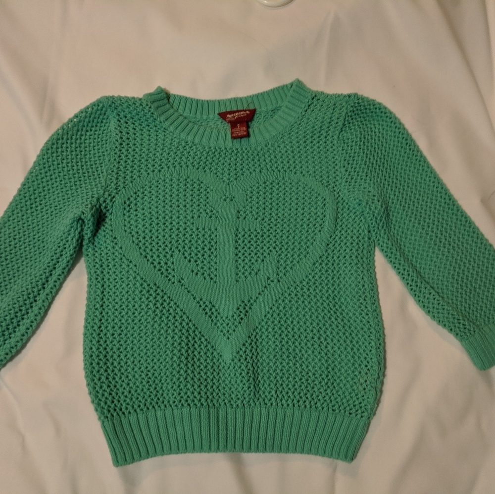 Arizona Jeans Co Teal Sweater Sz 8